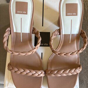 Dolce Vita Nairi Braided Sandal in Cafe Stella NIB Size 9.5 Cafe Stella